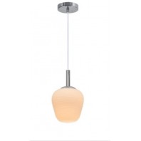 Lexi Lighting-Annika Glass Pendant Light - Metal Frame With Opal Glass Shade